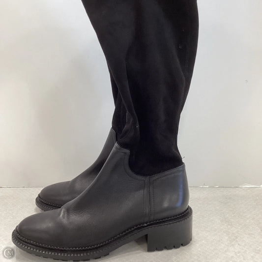 Boots Knee Flats By Aquatalia In Black, Size: 8