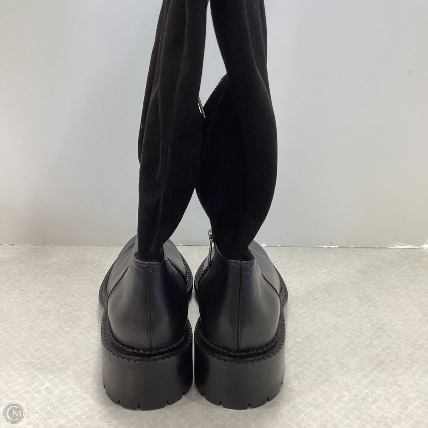 Boots Knee Flats By Aquatalia In Black, Size: 8