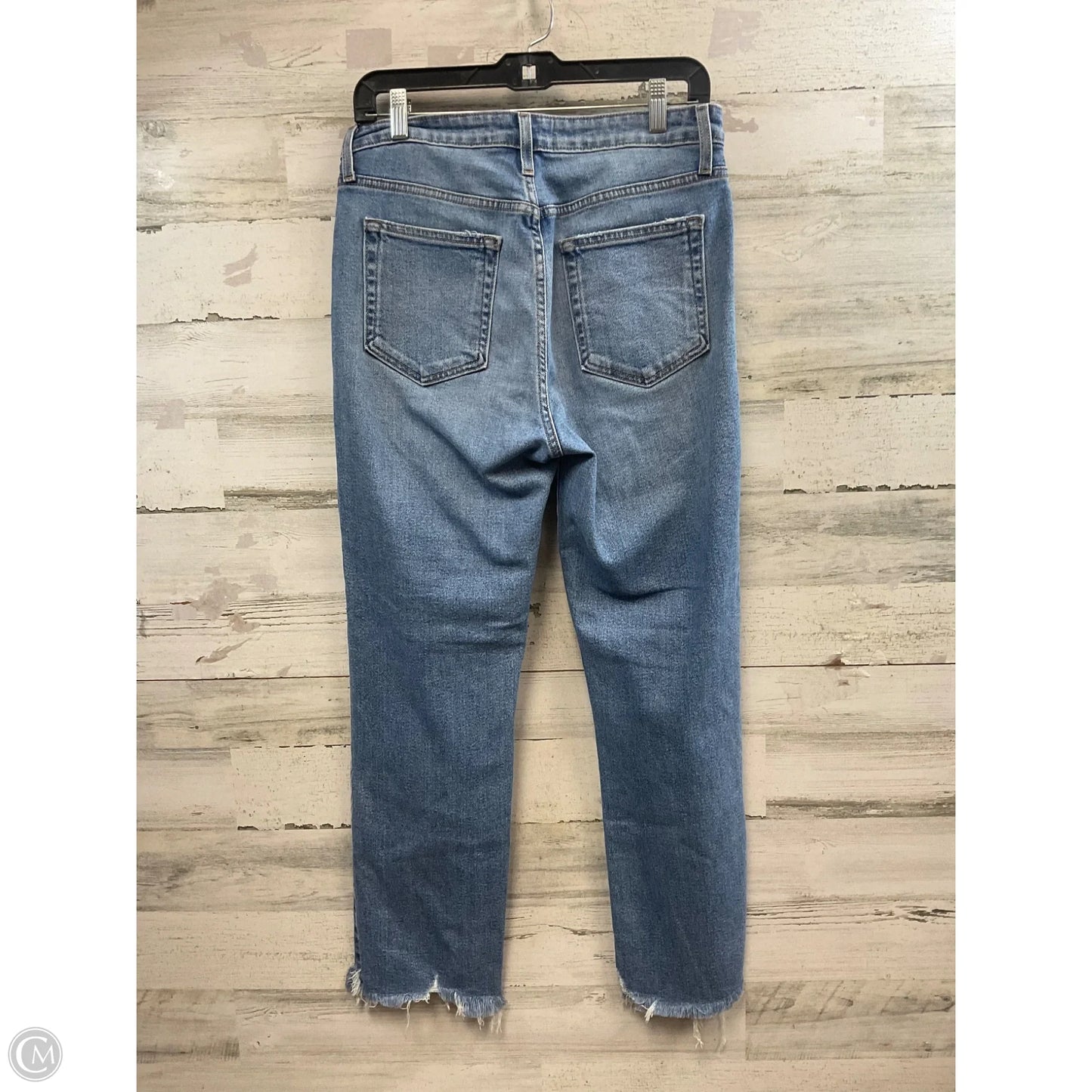 Jeans Boot Cut By Just Black In Blue Denim, Size: 8
