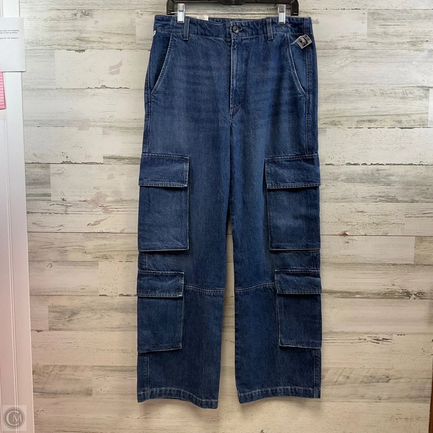 Jeans Wide Leg By Citizens Of Humanity In Blue Denim, Size: 8
