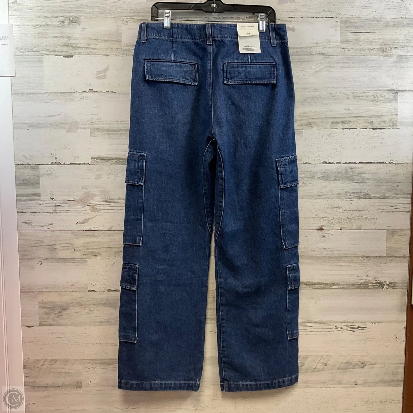 Jeans Wide Leg By Citizens Of Humanity In Blue Denim, Size: 8