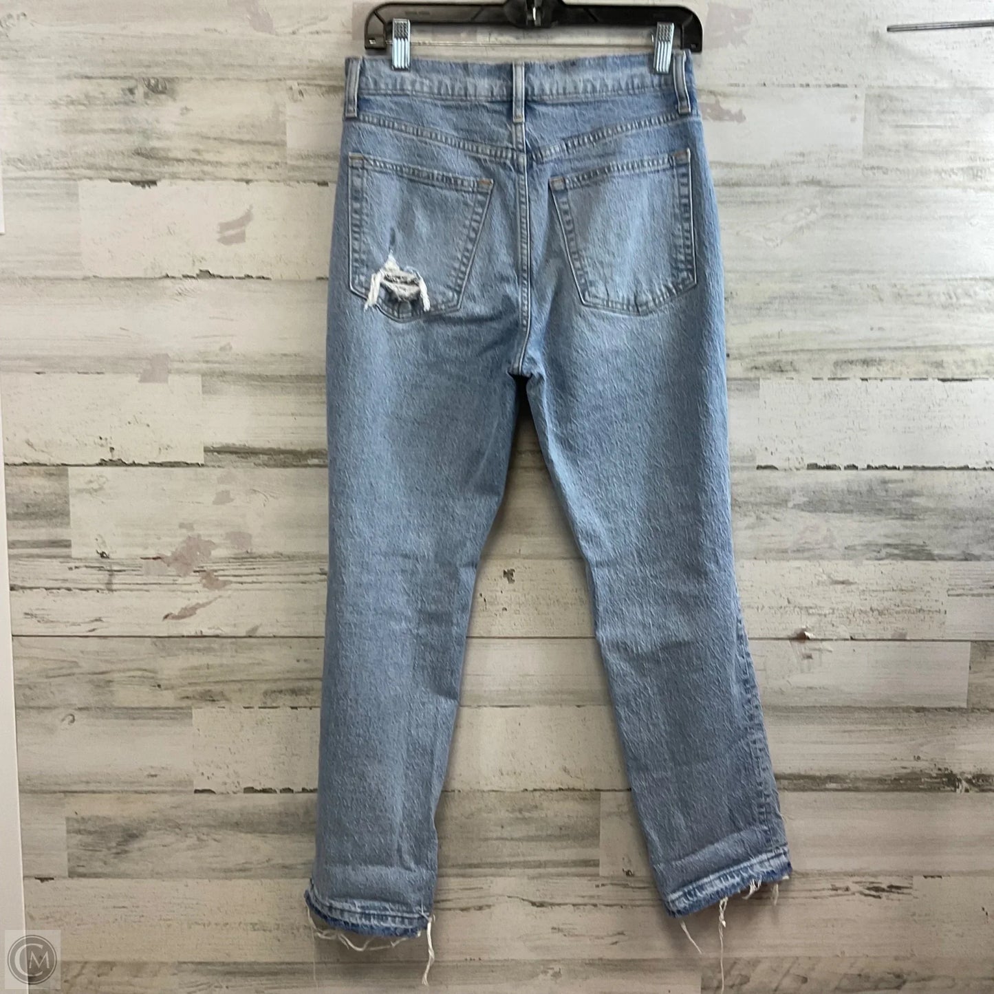 Jeans Straight By Gap In Blue Denim, Size: 6