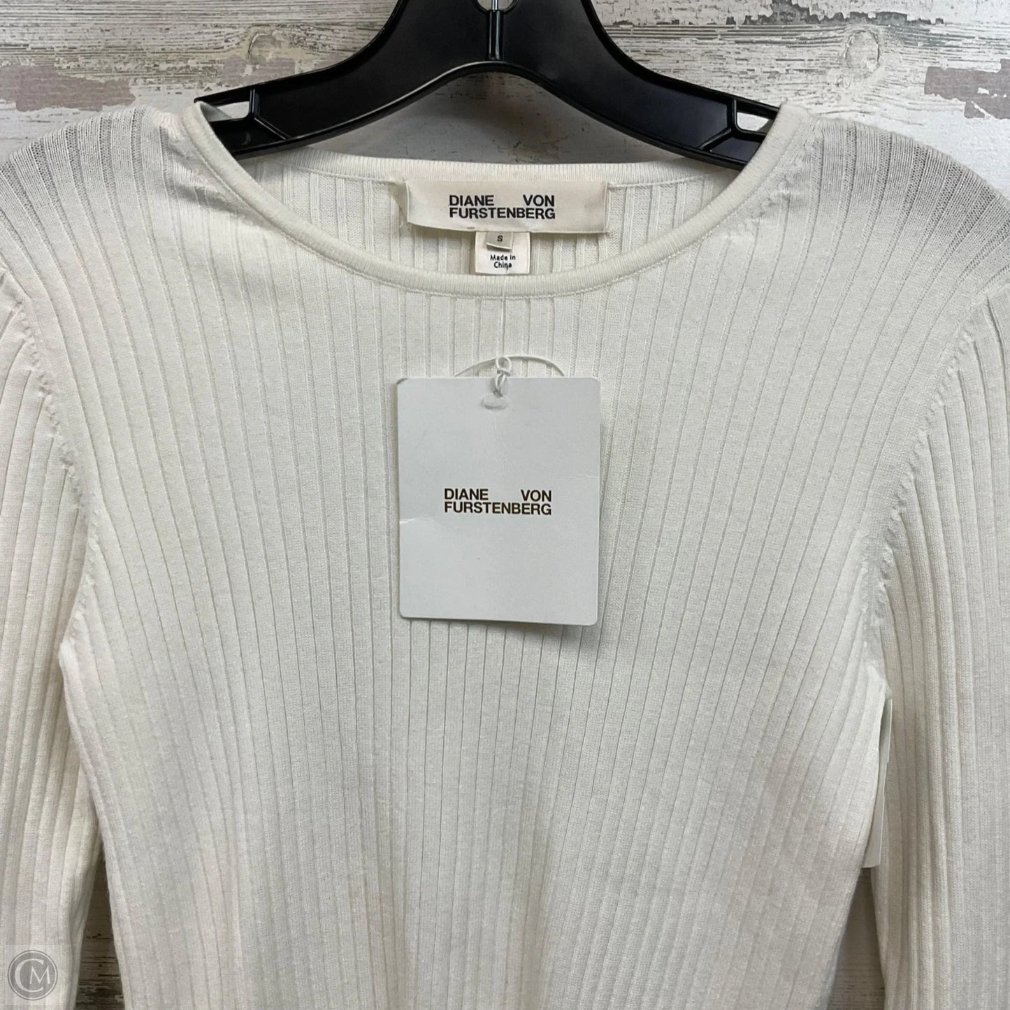 Sweater Designer By Diane Von Furstenberg In Cream, Size: S