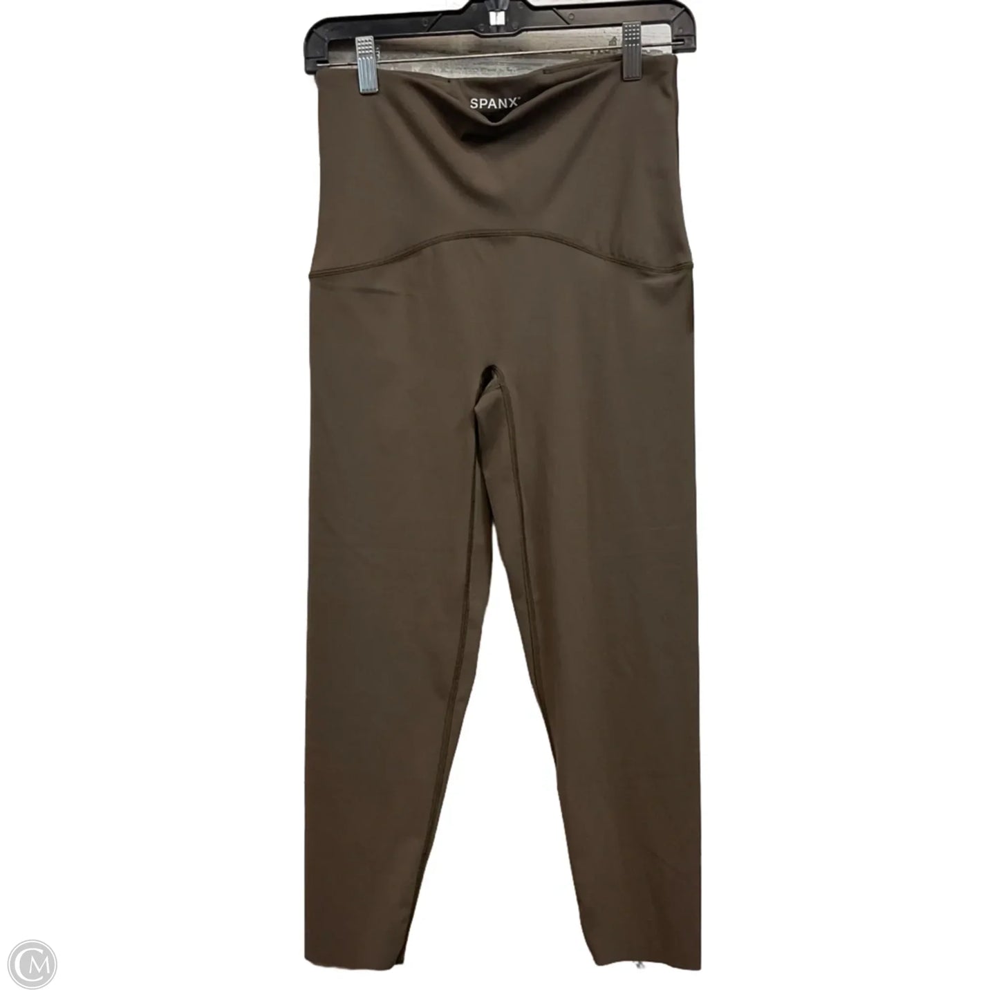 Athletic Leggings By Spanx In Green, Size: L