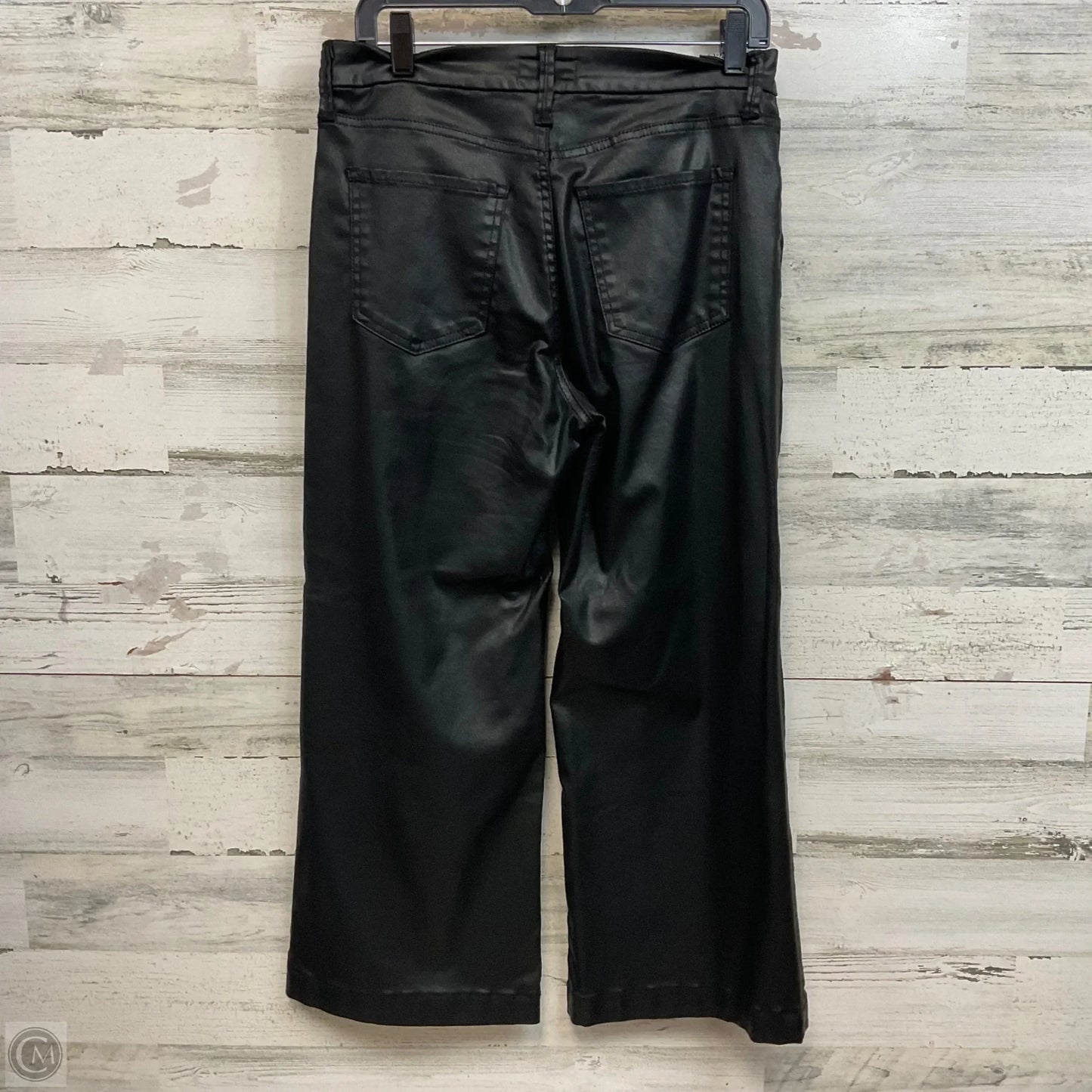 Jeans Wide Leg By Kut In Black Denim, Size: 8p