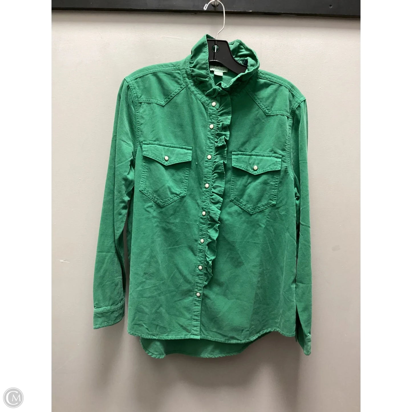 Blouse Long Sleeve By Sundance In Green, Size: M