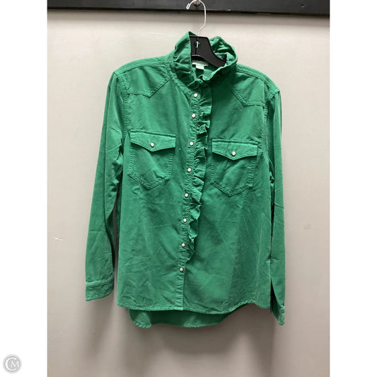 Blouse Long Sleeve By Sundance In Green, Size: M
