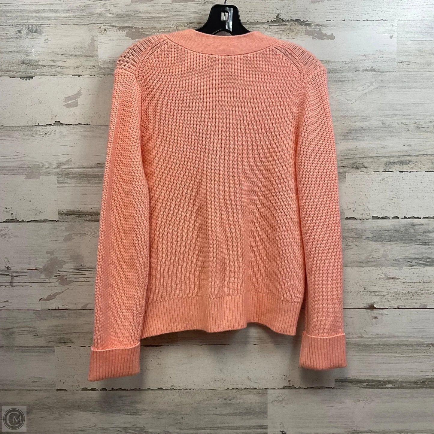 Sweater Cardigan By Talbots In Peach, Size: Mp