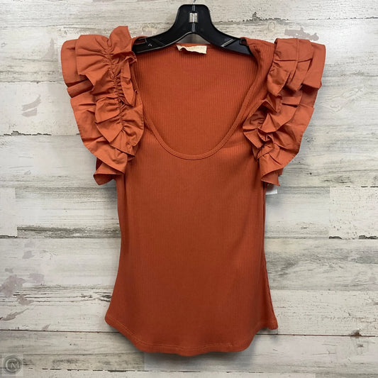Blouse Sleeveless By Ulla Johnson In Orange, Size: M