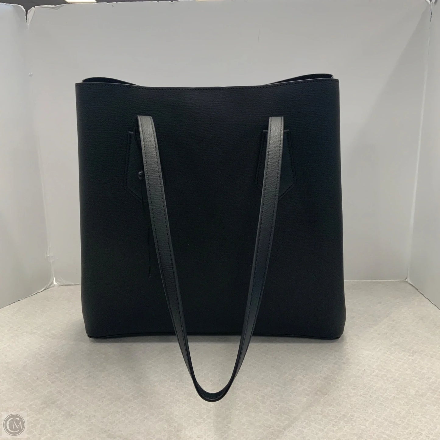 Handbag Leather By Dkny, Size: Large