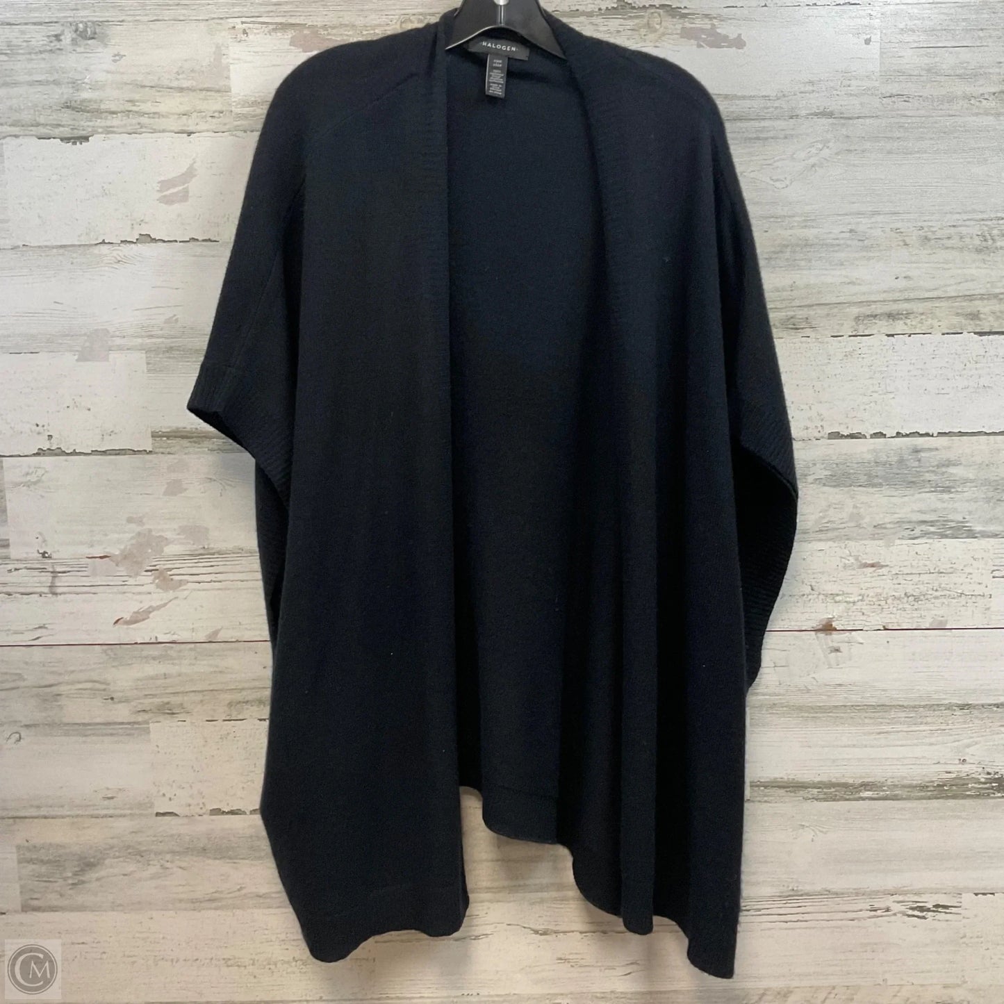 Sweater Cardigan Cashmere By Halogen In Black, Size: Osfm