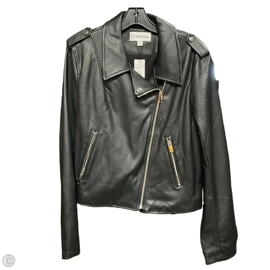 Jacket Moto By The Drop In Black, Size: Xl