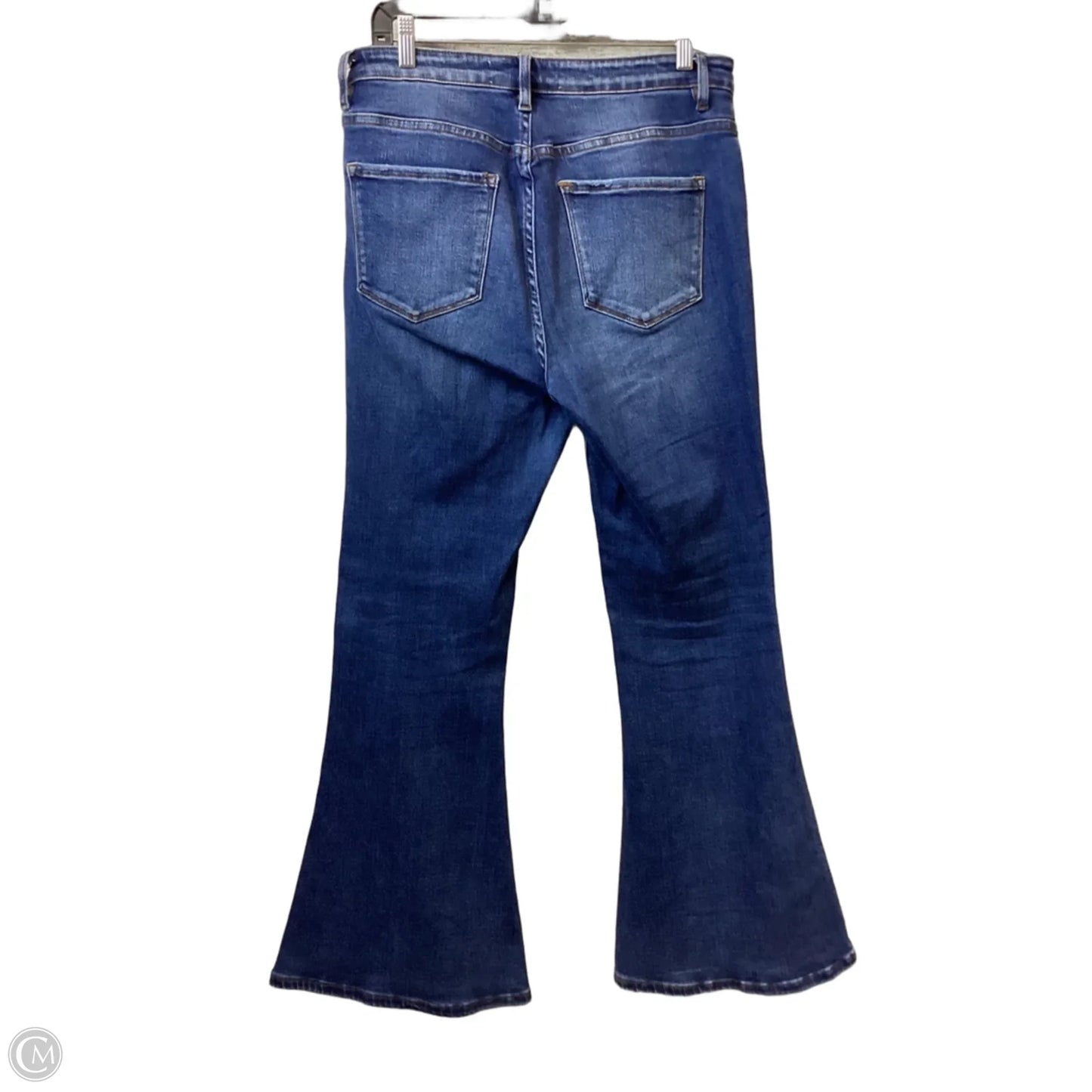 Jeans Flared By Bridge by Gly In Blue Denim, Size: 10