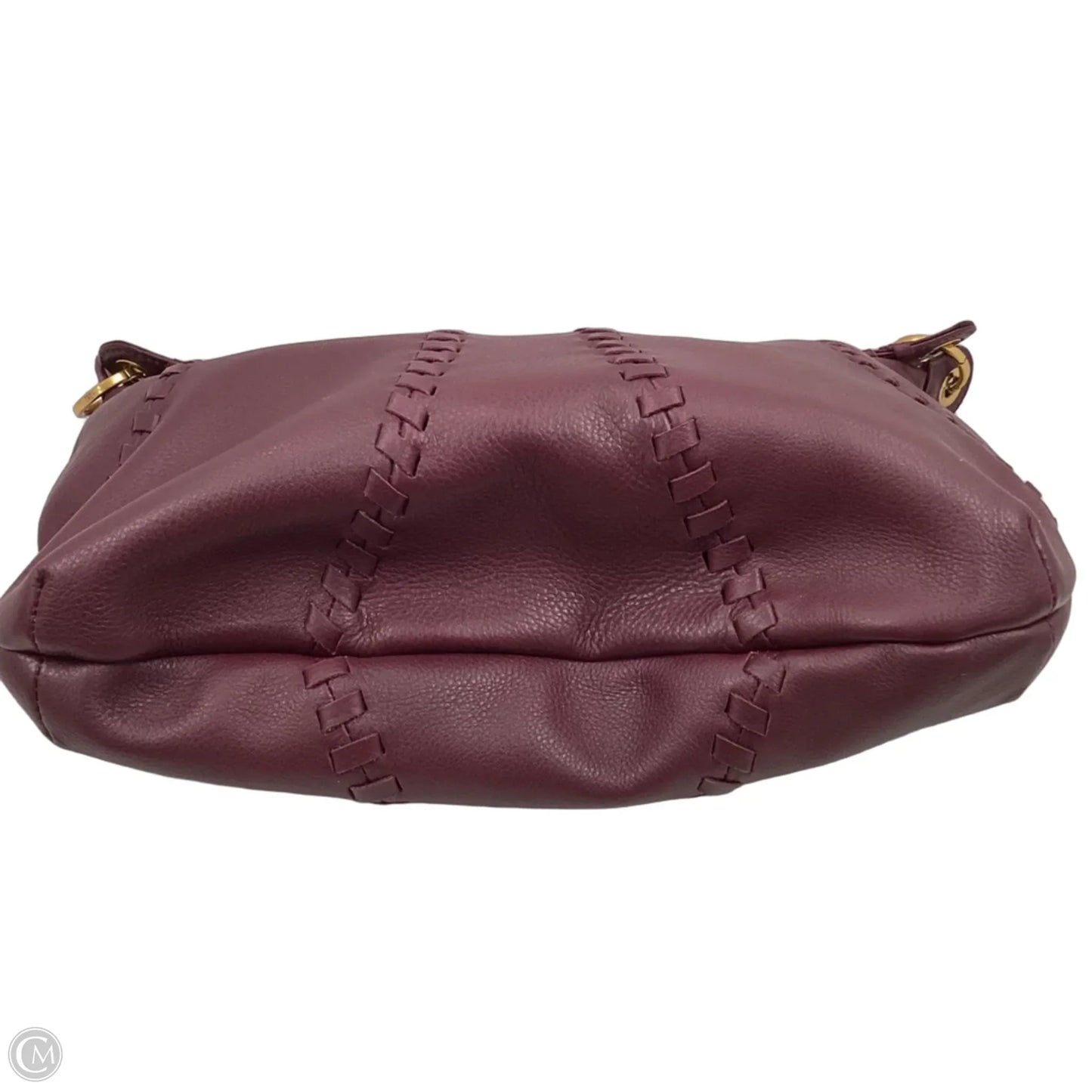 Handbag Leather By Hobo Intl, Size: Large