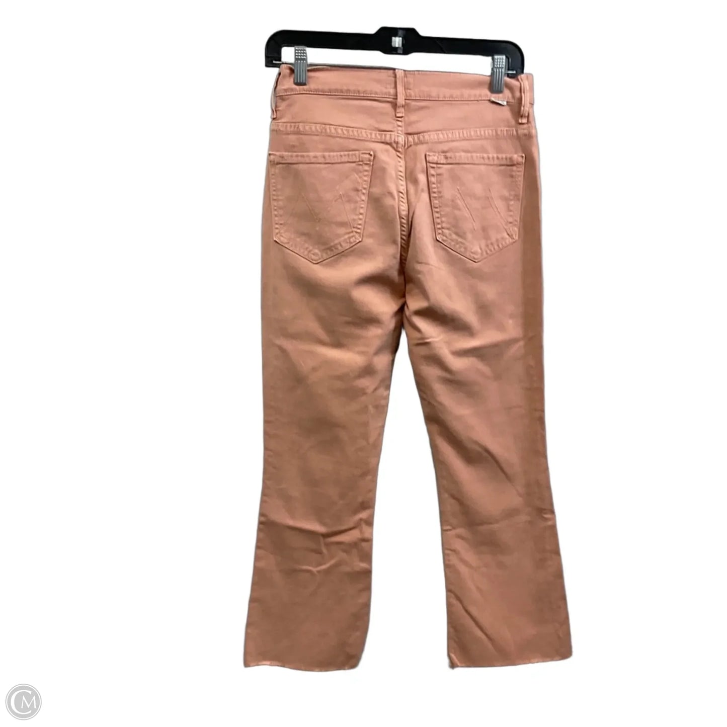 Jeans Straight By Mother In Orange Denim, Size: 6