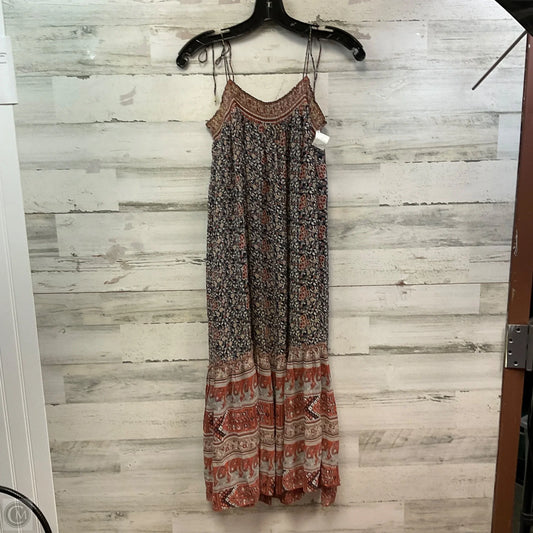 Dress Casual Maxi By Ulla Johnson In Blue & Red, Size: Xs