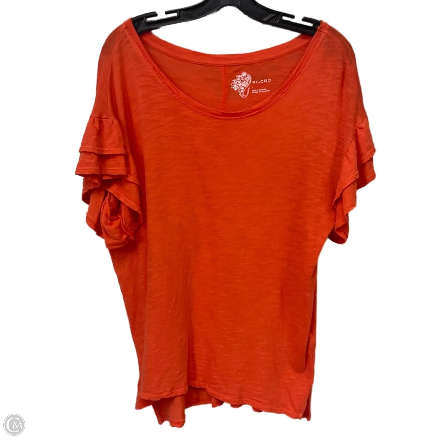 Top Short Sleeve By Pilcro In Orange, Size: S
