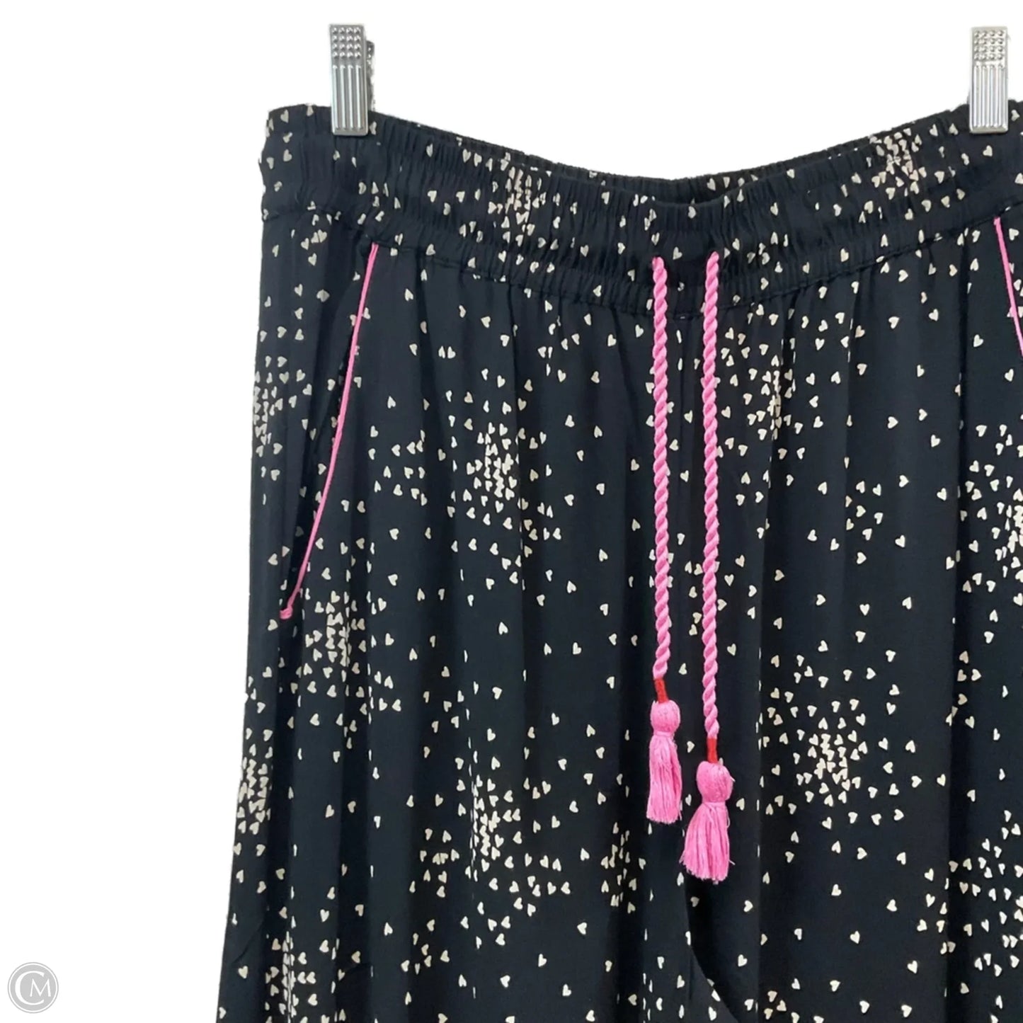 Pants Wide Leg By Anthropologie In Black, Size: L