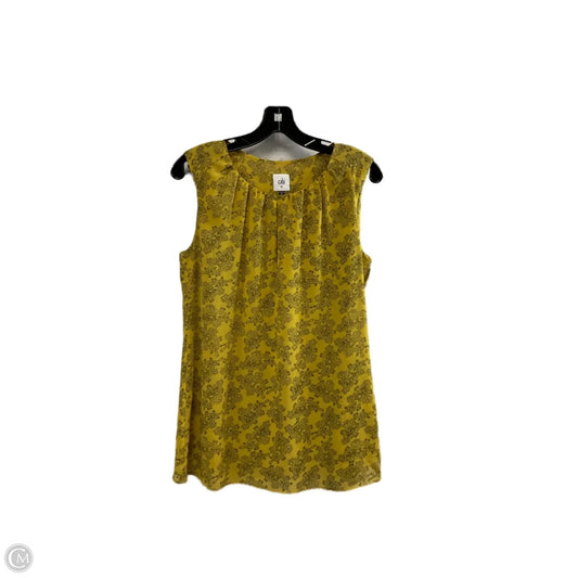 Top Sleeveless By Cabi In Yellow, Size: Xs