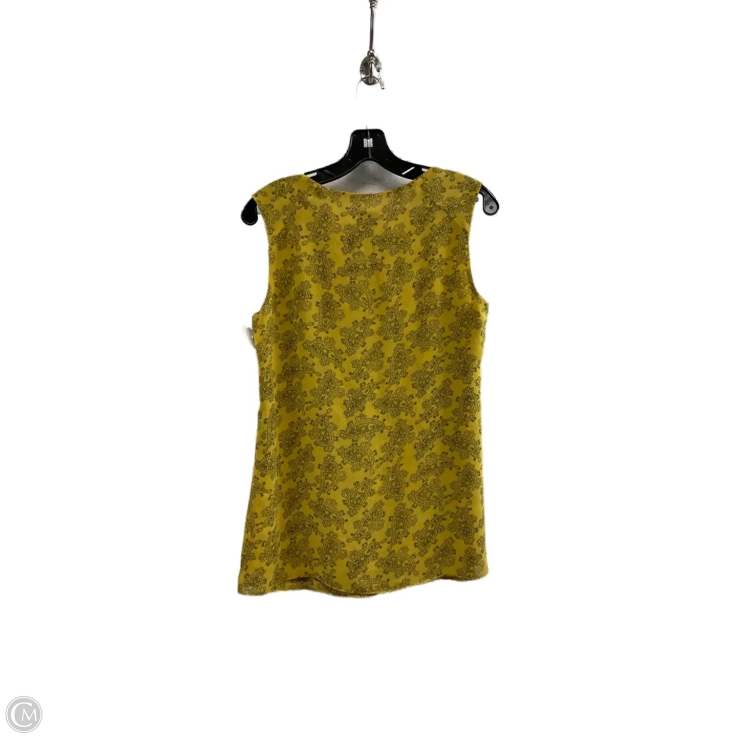 Top Sleeveless By Cabi In Yellow, Size: Xs