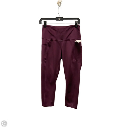 Athletic Leggings By 90 Degrees By Reflex In Purple, Size: S