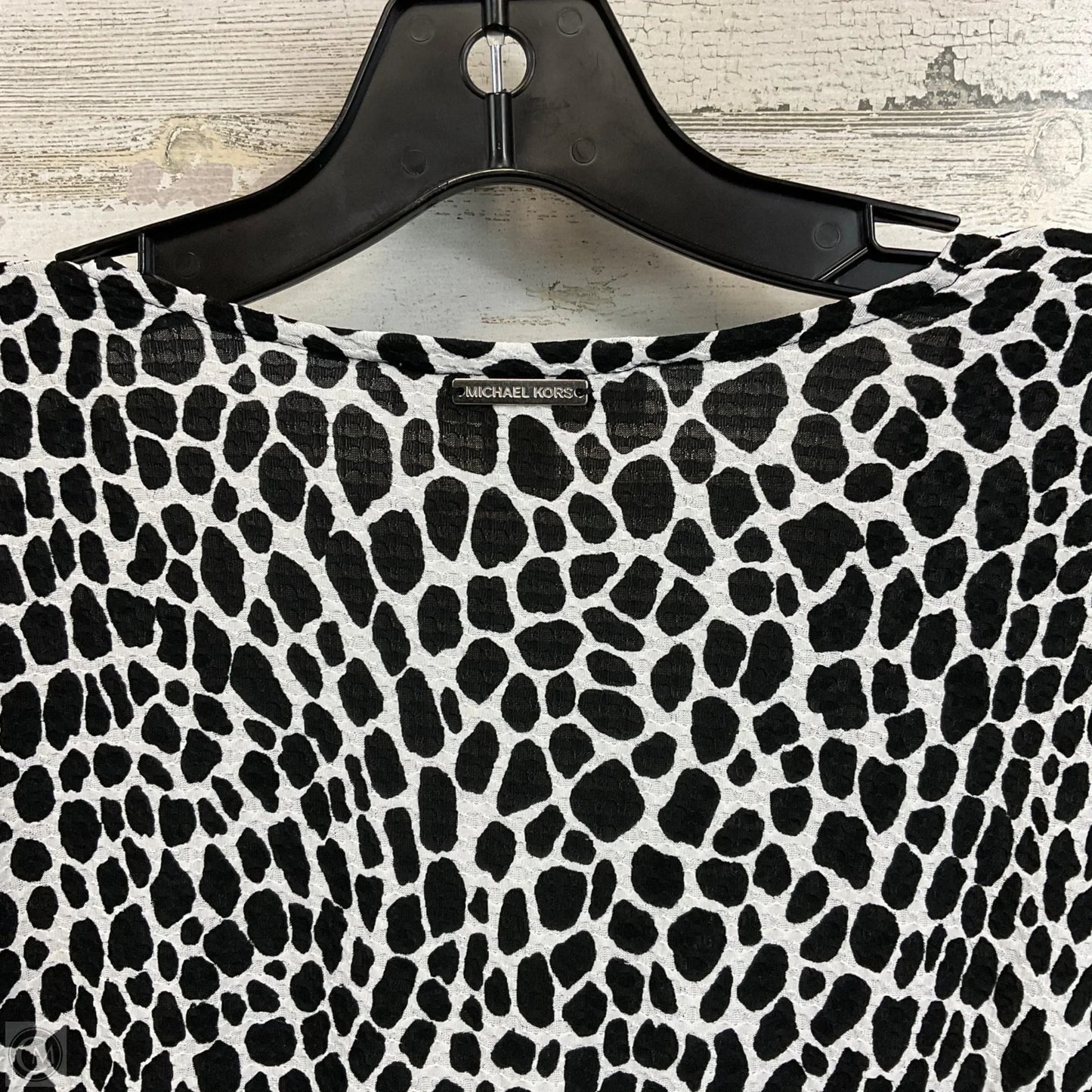 Dress Casual Short By Michael By Michael Kors In Black & White, Size: L