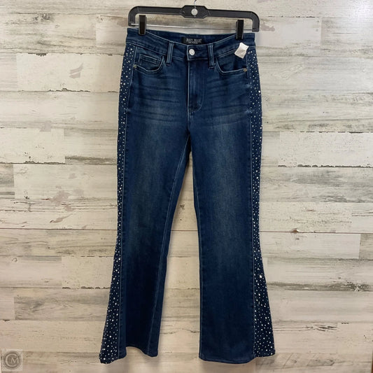 Jeans Flared By Judy Blue In Blue Denim, Size: 2