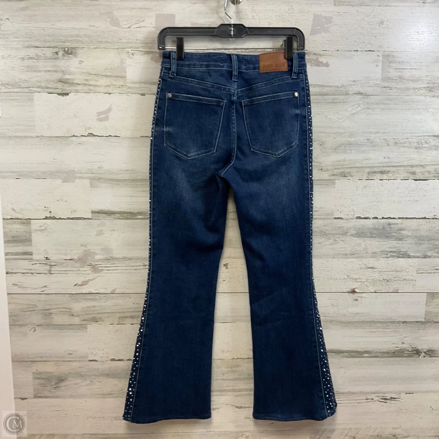 Jeans Flared By Judy Blue In Blue Denim, Size: 2