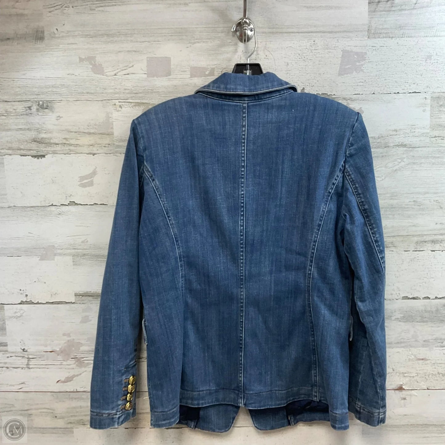 Jacket Denim By White House Black Market In Blue Denim, Size: M