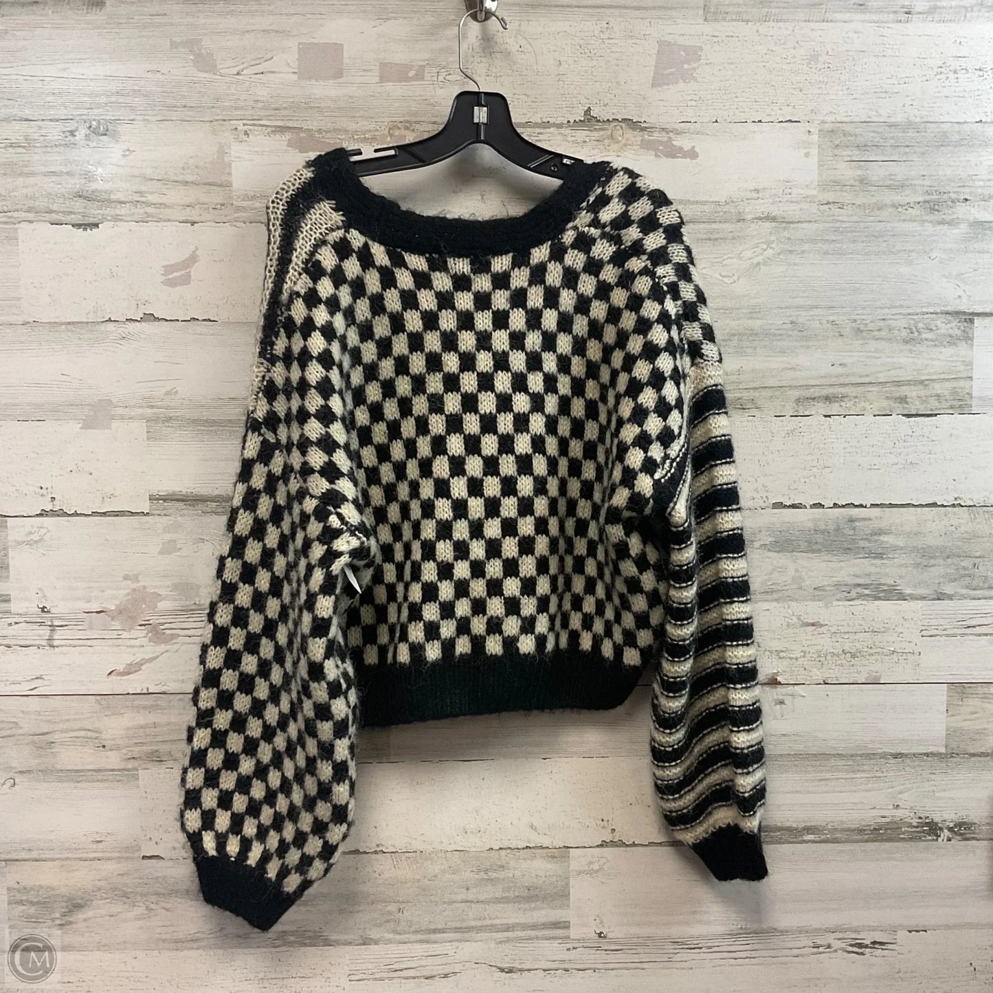 Sweater By Blu Pepper In Black & Brown, Size: S