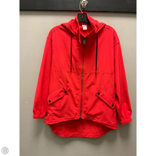 Jacket Utility By Chicos In Orange, Size: Xs