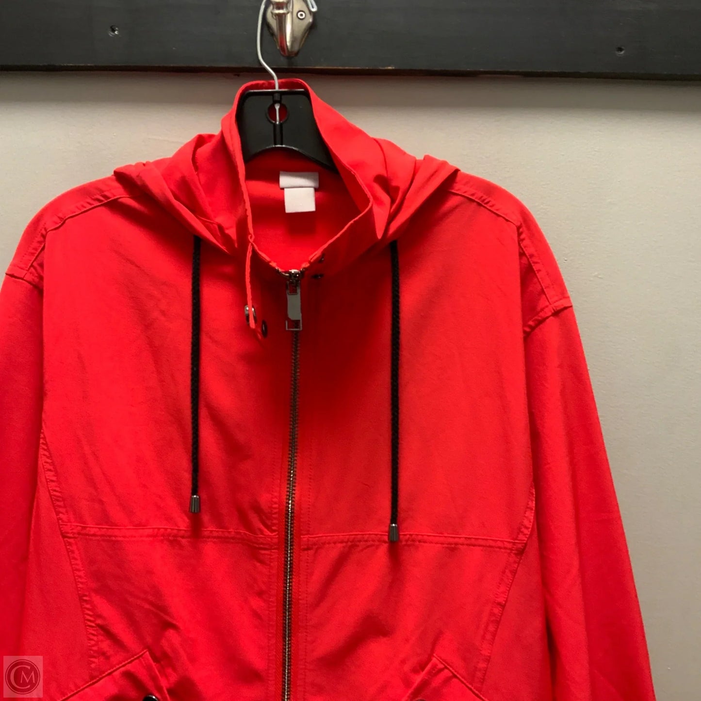 Jacket Utility By Chicos In Orange, Size: Xs