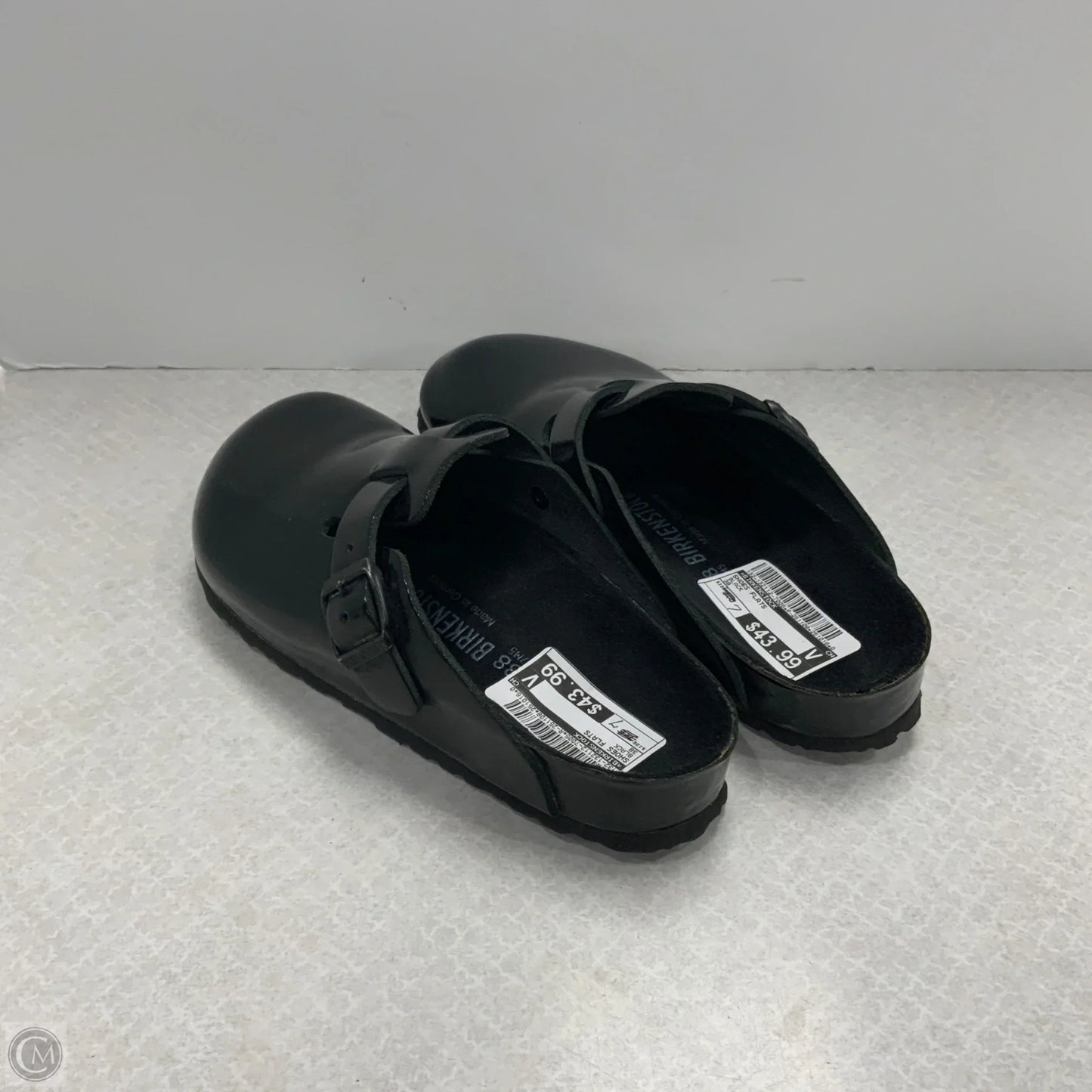 Shoes Flats By Birkenstock In Black, Size: 7