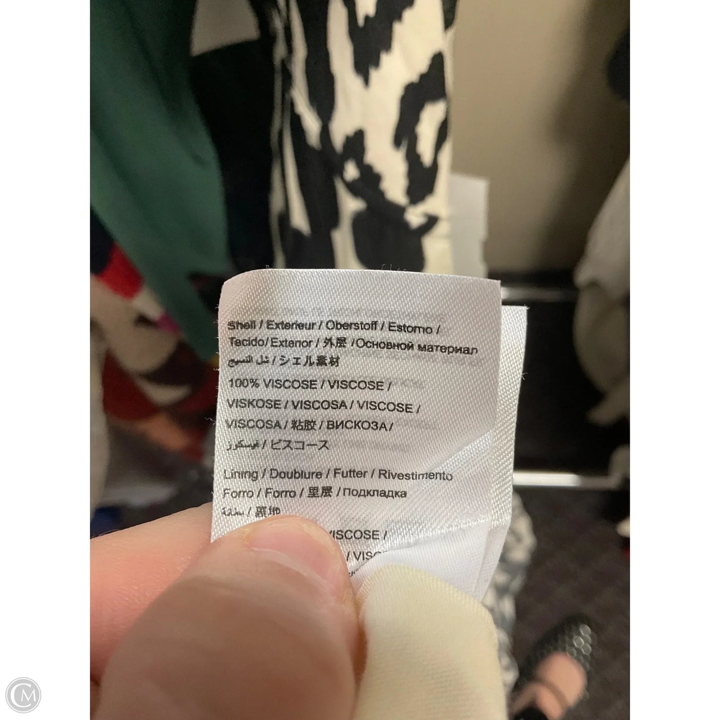 Dress Casual Maxi By Farm Rio In Black & Cream, Size: S