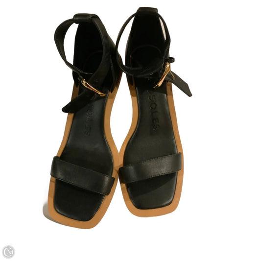 Sandals Heels Block By Aerosoles In Black, Size: 9