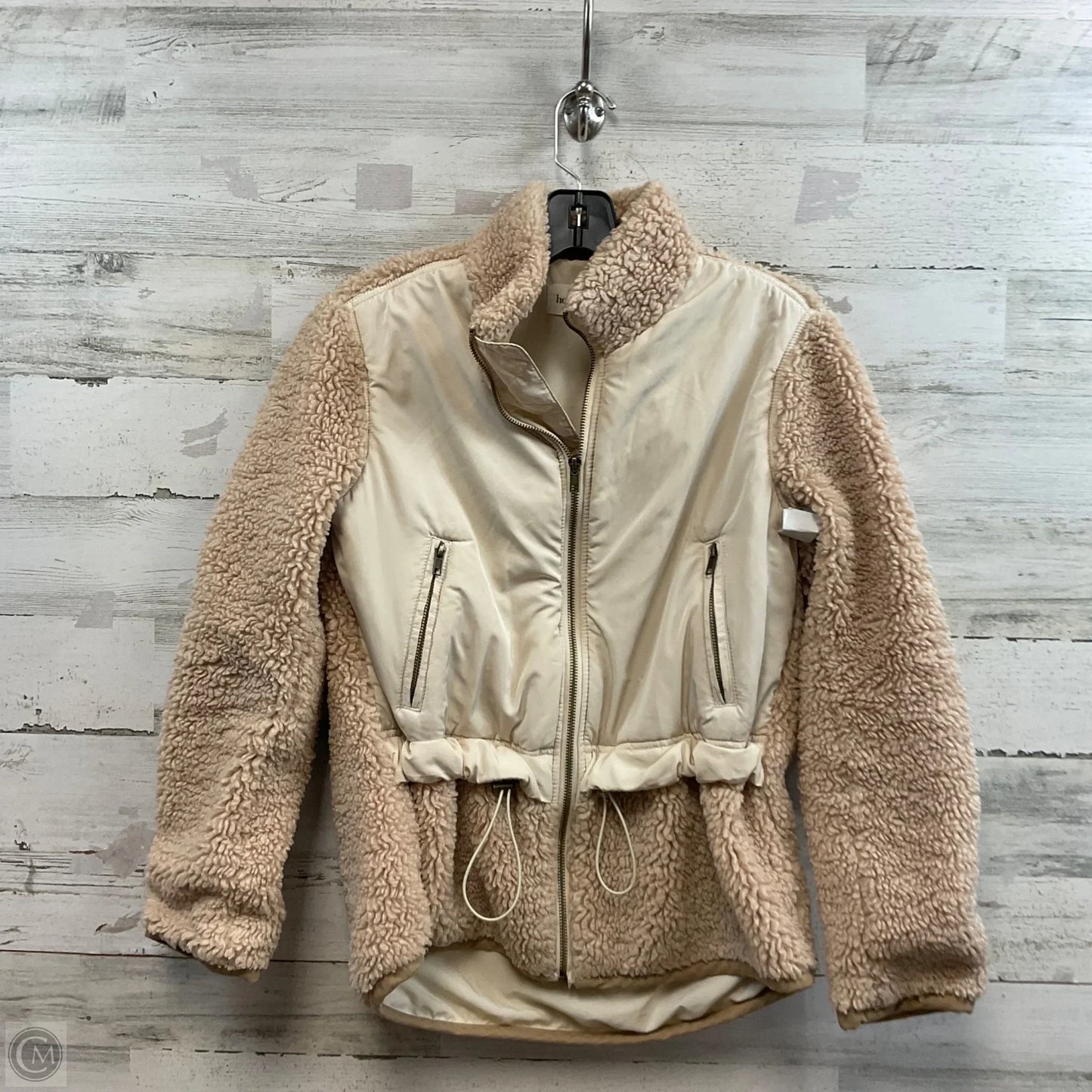 Jacket Fleece By Heartloom In Tan, Size: Xs