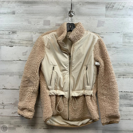 Jacket Fleece By Heartloom In Tan, Size: Xs