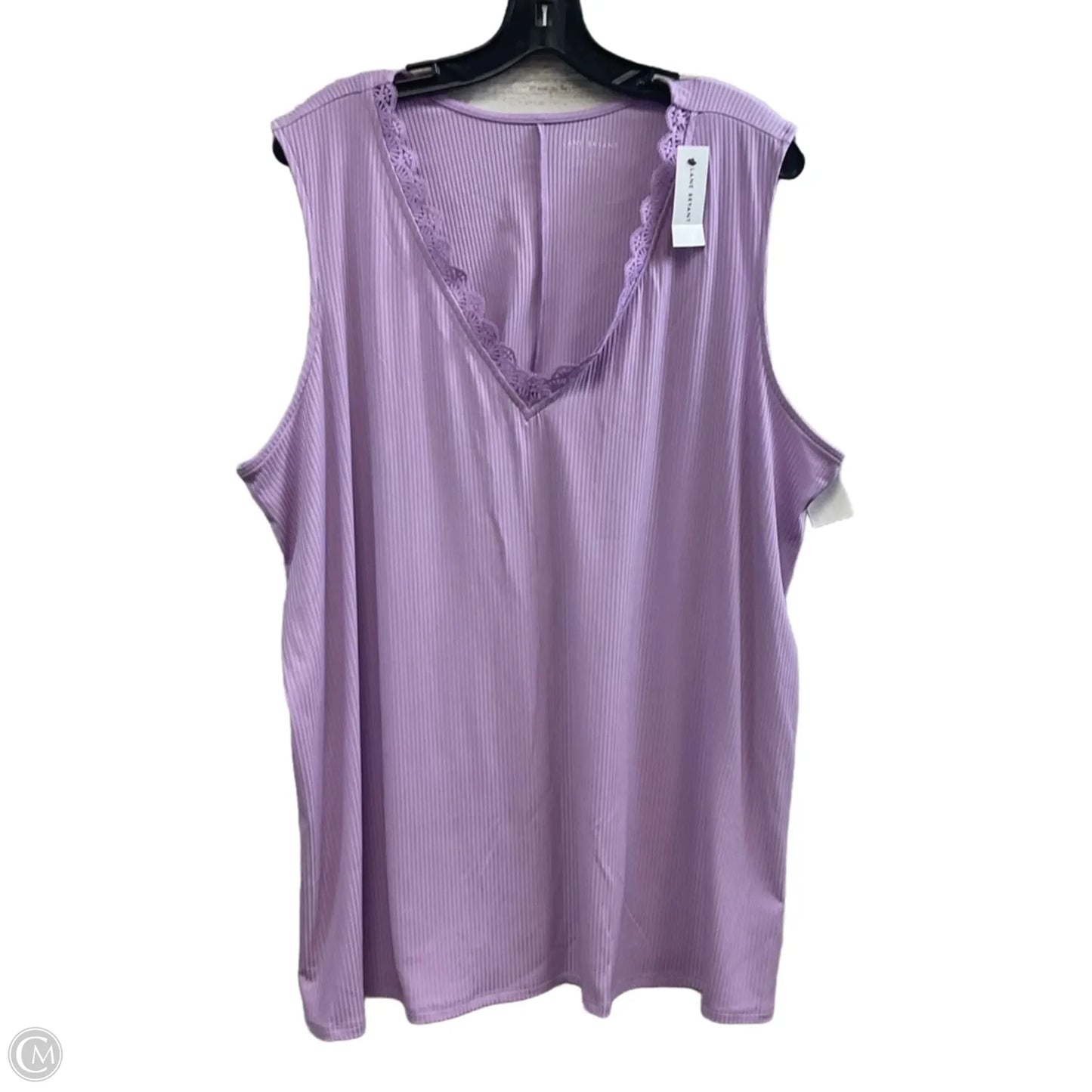 Top Sleeveless By Lane Bryant In Purple, Size: 3x