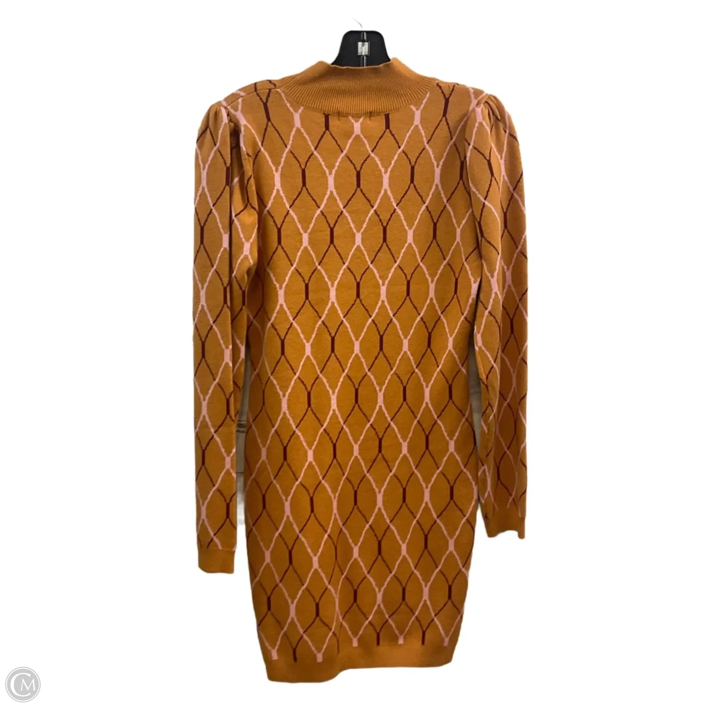 Dress Sweater By Fate In Orange, Size: M