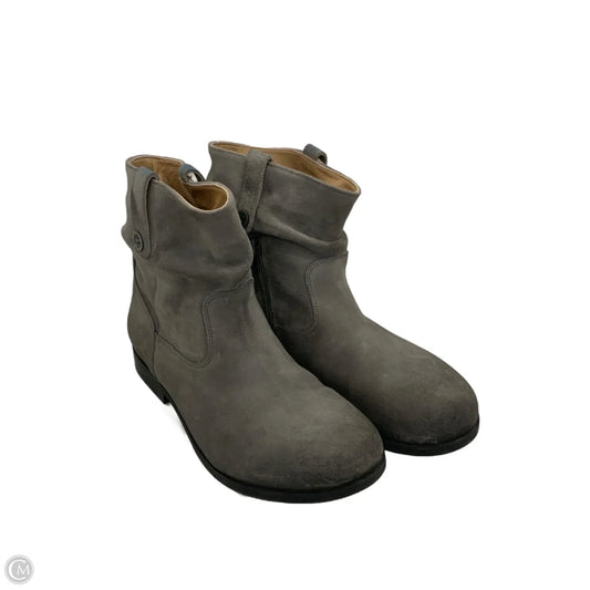 Boots Ankle Flats By Birkenstock In Grey, Size: 8