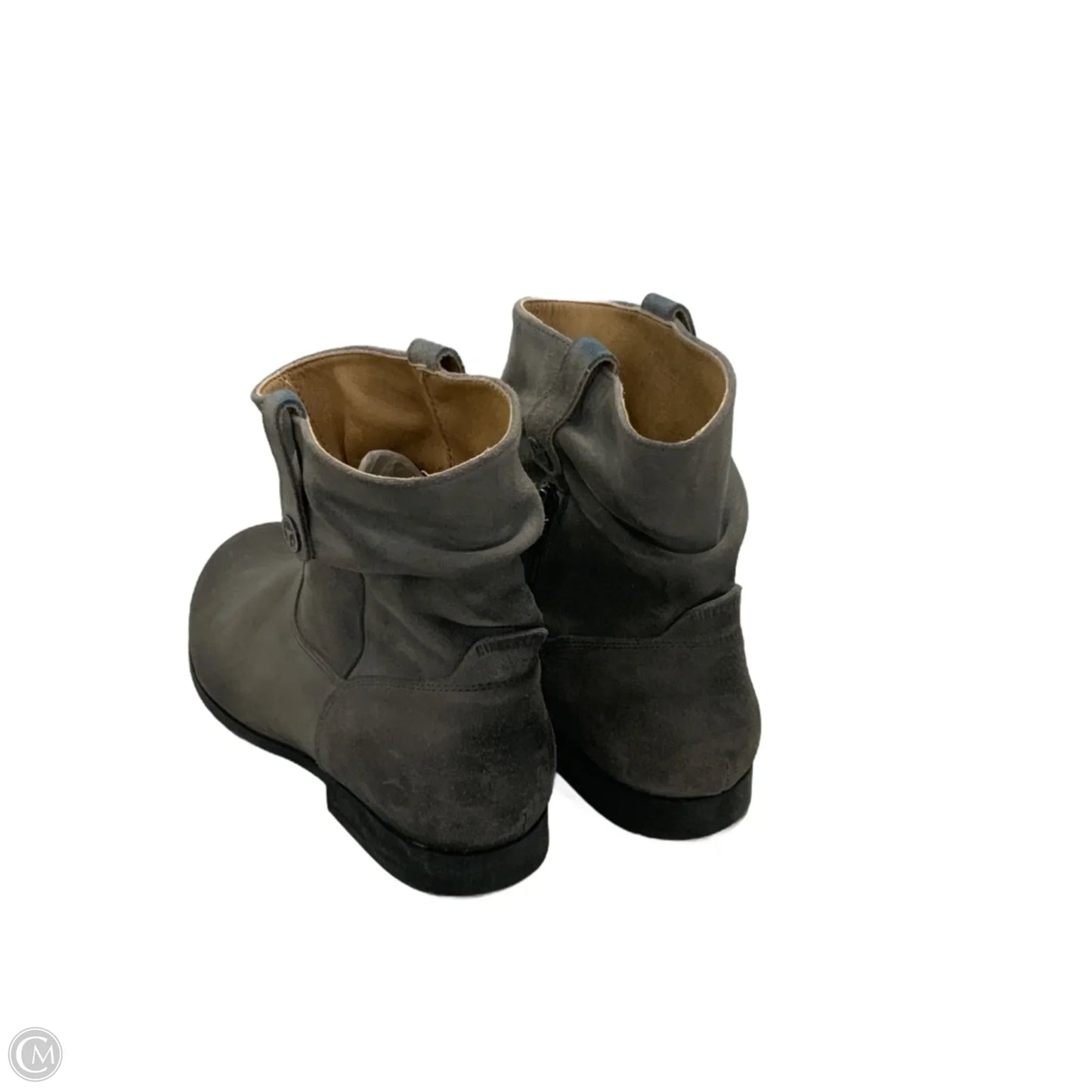 Boots Ankle Flats By Birkenstock In Grey, Size: 8