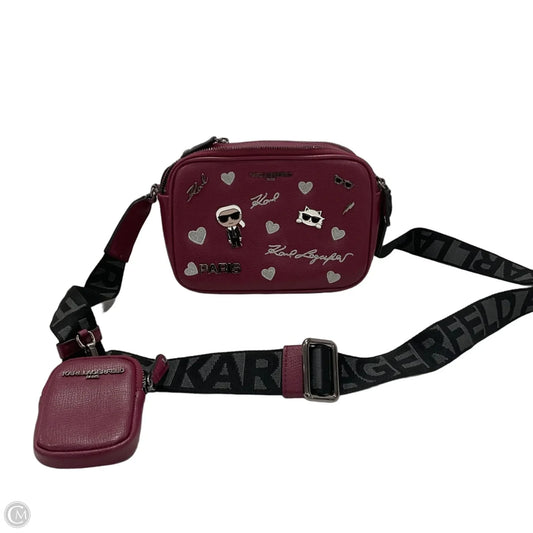 Crossbody Designer By Karl Lagerfeld, Size: Small