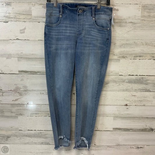 Jeans Cropped By Liverpool In Blue Denim, Size: 6