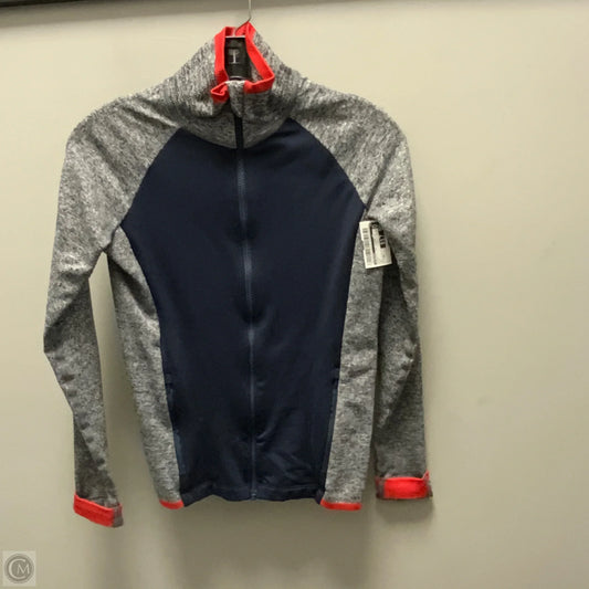 Athletic Top Long Sleeve Collar By Athleta In Blue, Size: Xs