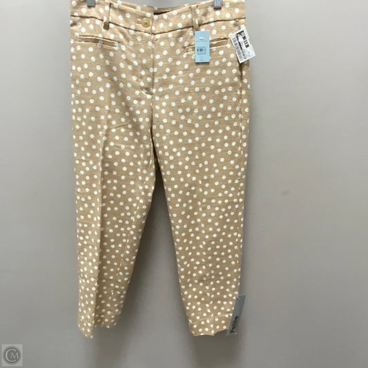Pants Dress By Ann Taylor In Tan & White, Size: 2p