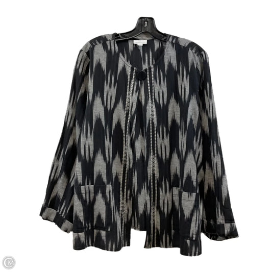 Top Long Sleeve By Pure Jill In Grey, Size: L