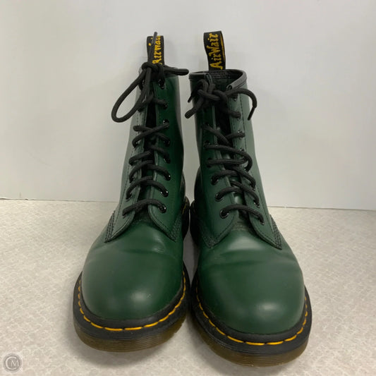 Boots Combat By Dr Martens In Green, Size: 8