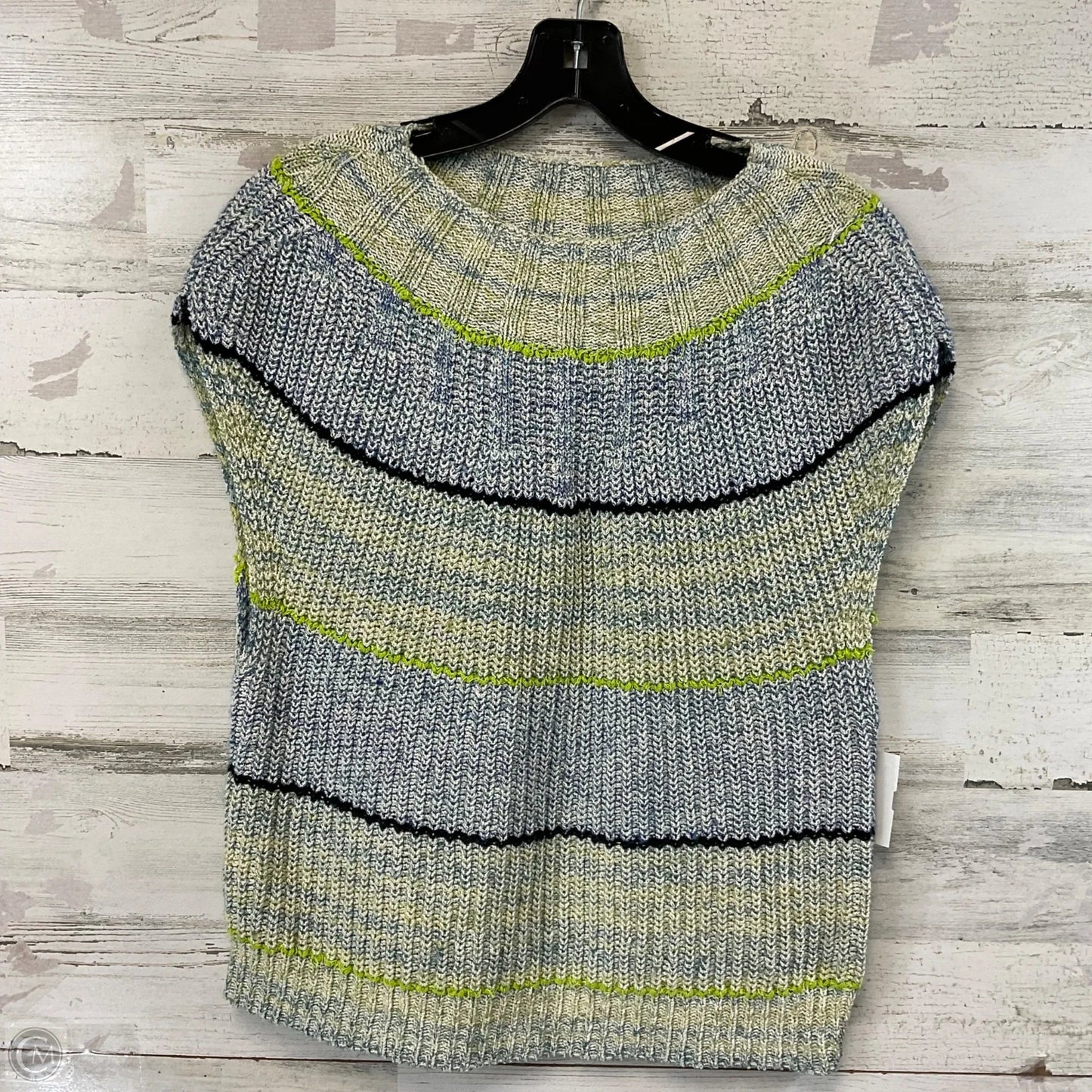 Sweater Short Sleeve By Daily Practice By Anthropologie In Green, Size: Xs