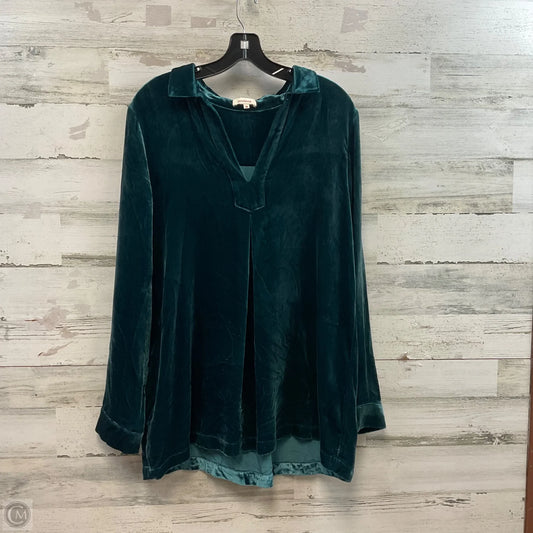 Tunic Long Sleeve By Sundance In Blue, Size: M
