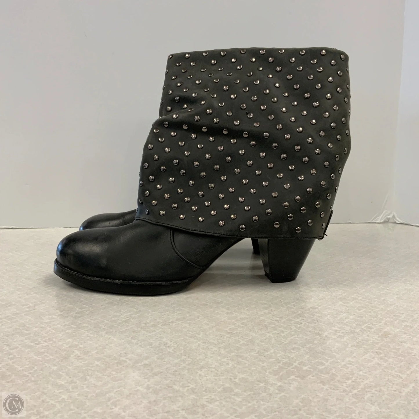 Boots Ankle Heels By 80%20 In Black, Size: 10